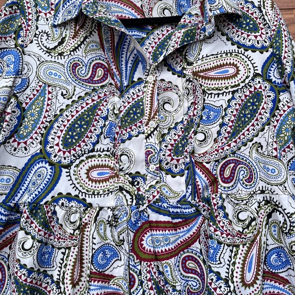 Collections etc. BOHEMIAN PAISLEY PRINT DRESS - Picture 2 of 9